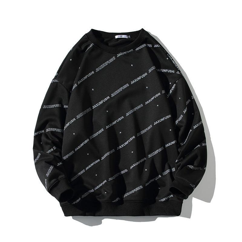 Men's Casual Pullover Long-sleeved Sweater - Sherpa