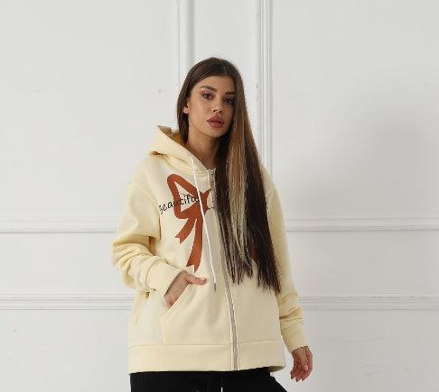 Women's Long Sleeved Sweatshirt - Sherpa