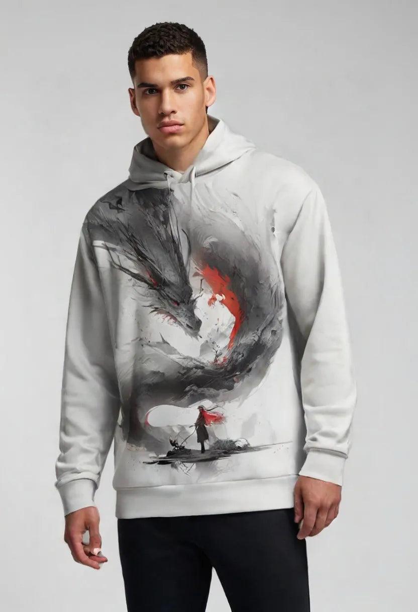 Casual Oversized Sweatshirt - Sherpa