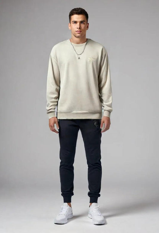 American Retro Suede Sweater Autumn Design Sense Niche Ins - Sherpa