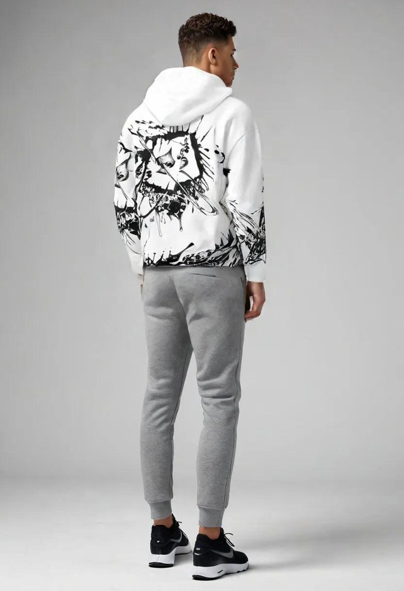 Gambler Ink Playing Cards 3D Digital Printing Hoodie - Sherpa